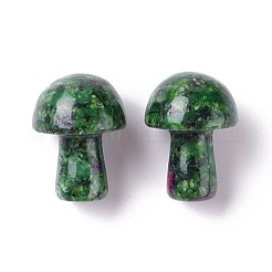 Pierre de gua sha aux champignons de jade blanc naturel&nbsp;G-D456-26D