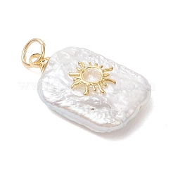 3 шт. подвески из натурального барочного жемчуга Кеши в 3 стилях&nbsp;PALLOY-JF04921