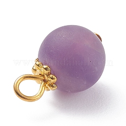 Матовые подвески из натуральных и синтетических драгоценных камней&nbsp;PALLOY-JF01386