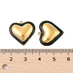 Подвески из нержавеющей стали 304 с эмалью&nbsp;STAS-P380-09G-04