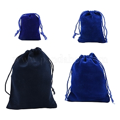 30шт прямоугольные бархатные мешочки TP-FS0001-02C