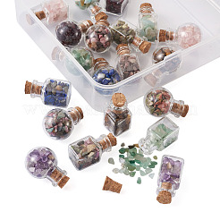 Стеклянные бутылки желая украшения&nbsp;AJEW-TA0017-19