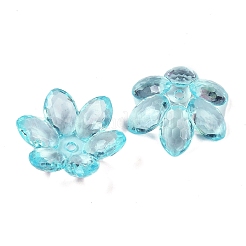 Tapas de abalorios de acrílico transparentes&nbsp;OACR-H118-03E