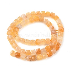 Природный Топаз нефрита бисер нитей G-H078-C50-6mm