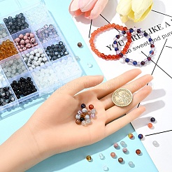 Набор для изготовления браслетов из круглых бусин своими руками&nbsp;DIY-YW0012-92