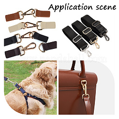 24 шт. двухцветные поворотные застежки из цинкового сплава&nbsp;FIND-SP0003-74