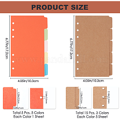 4 пакет 4 разделителя для папок-регистраторов AJEW-CP0008-49A