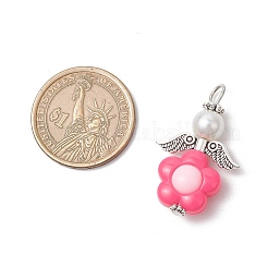 Акриловые подвески в виде ангелов PALLOY-JF03966-01