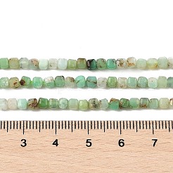 Fili di perline di crisoprasio naturale&nbsp;G-G140-C07-02A