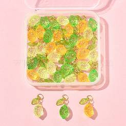 36 ciondolo acrilico al limone in 3 colori&nbsp;PALLOY-FS00059-02