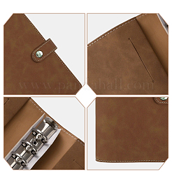 Fundas rectangulares de cuero sintético para cuadernos de hojas sueltas&nbsp;AJEW-WH20060-88B