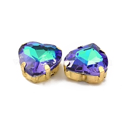 Сердце пришить стразами&nbsp;X1-DIY-E062-04G-03