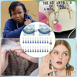 Круглые и плоские круглые подвесные маркеры петель HJEW-AB00302