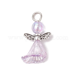 6шт прозрачные акриловые подвески PALLOY-JF03287