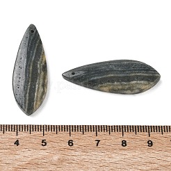 Pendenti in diaspro verde indiano naturale&nbsp;G-Z151-02F
