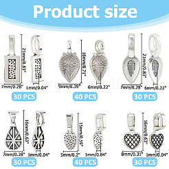 200 шт. плоские накладки из сплава тибетского стиля для изготовления подвесок TIBEP-HS0001-01