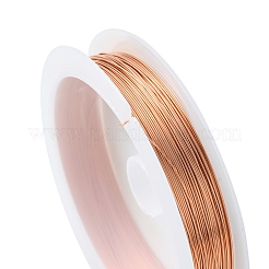 4 rouleaux de fil rond en cuivre 4 couleurs pour la fabrication de bijoux&nbsp;CWIR-FS0001-01