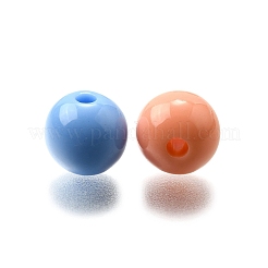 Непрозрачные акриловые бусины OACR-S071-01B