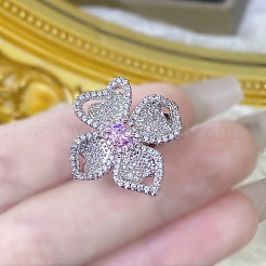 Латунные кольца со стразами для женщин&nbsp;FS-WGC1A7E-01