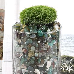 Окрашенные и нагретые натуральные бусины из агата&nbsp;X1-G-J402-04B-03