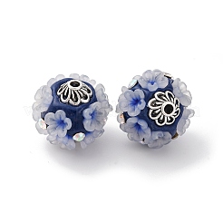 Круглые бусины из смолы ручной работы из Индонезии IPDL-P005-21AS-01