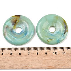 Undurchsichtige Acryl-Imitations-Jade-Anhänger&nbsp;OACR-T033-12B