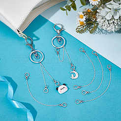 20 шт. железные цепи для одежды HJEW-NB00289