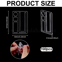 100 шт. акриловые доски для намотки ниток&nbsp;TOOL-PH0001-99