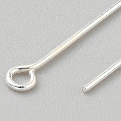 925 серебряные булавки для глаз STER-WH0019-25C-01