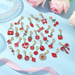 Эмалевые подвески ко дню святого валентина&nbsp;HJEW-JM02938-03