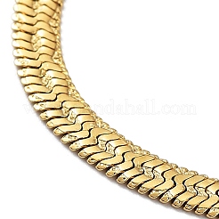 Collares de cadena de espiga de acero inoxidable 304&nbsp;NJEW-P282-02G
