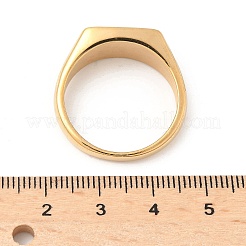 Кольца из нержавеющей стали 316l с натуральным лазуритом для женщин RJEW-U054-02C-03G