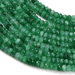 Chapelets de perles en jade blanc naturel teinté&nbsp;GG-CBAF9EE-A09-3x4mm