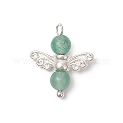 10 шт. подвески из бисера из натуральных и синтетических смешанных драгоценных камней в 10 стилях PALLOY-JF03635