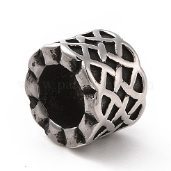 Европейские бусины из нержавеющей стали 304 STAS-M301-17AS