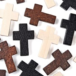 60 pièces 3 couleurs pendentifs en bois&nbsp;WOOD-LS0001-22