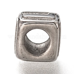 Европейские бусины из нержавеющей стали 304&nbsp;OPDL-L020-001L