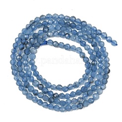 Natürliche teufelsblaue Aquamarin-Perlenstränge&nbsp;GG-CBAF158-D01-03