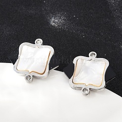 Серьги-гвоздики из нержавеющей стали 304 со стразами&nbsp;EJEW-Z089-05P