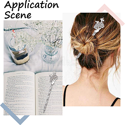 Закладки из сплава 10 шт. AJEW-SC0003-51P