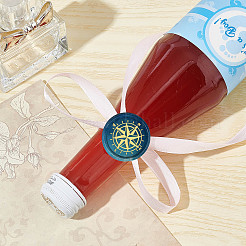 Siegelstempel aus Messing mit Holzgriff&nbsp;AJEW-WH0412-0030