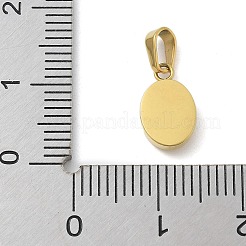 Colgantes de circonita cúbica micropavé de acero inoxidable 304 con revestimiento iónico (IP)&nbsp;STAS-Z107-02G-02