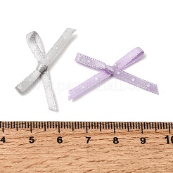 Polyester-Schleife mit aufnähbaren Polka-Dot-Verzierungen&nbsp;DIY-C085-02