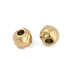 Текстурированные бусины из хирургической нержавеющей стали 316 STAS-M106-01C-G