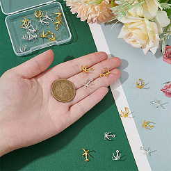 24 шт. латунных подвесок-кабошонов&nbsp;KK-PH0014-17A