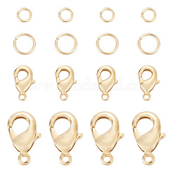 16 fermaglio per artiglio di aragosta in ottone di 2 stili&nbsp;KK-TA0009-17