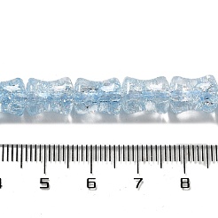 Transparent Knistern Glasperlen Stränge&nbsp;GLAA-D025-01A