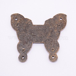 Защитные уголки коробки из цинкового сплава&nbsp;LS-FIND-WH0060-10AB-RS