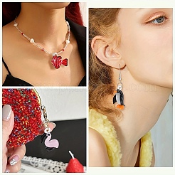 10шт 10 стиля подвески ручной работы лэмпворк LAMP-YW0001-38