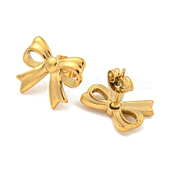 Ионное покрытие (ip) серьги-гвоздики из нержавеющей стали 304&nbsp;EJEW-P287-02G